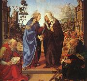 Piero di Cosimo, The Visitation and Two Saints